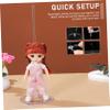 PHENOFICE 15Pcs Transparent Doll Display Stand Figure Holder for Bjd Action Figures and Crafts Support Rack for Collectibles view 3