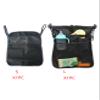 2pcs Baby Stroller Organizer With Two compartments Front Mesh Pocket for Bottle Nappy Diaper Storage, Detachable Straps,Fits for Stroller like Uppababy, Baby Jogger, Britax, Bugaboo, BOB (BLACK G) view 2