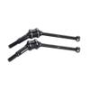 2pcs 44mm Metal Joint Shaft Drive Shaft Compatible with TT02 TA05 TA06 TB05 TRF420 TRF417 RC Car Models Upgrade Replacement Parts view 1