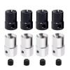 BOQEXSS RC Differential Cup for HSP for Volcano Epx Pro Tsunami for Nitro 1/10 RC Car Parts Replacement 4Pcs for Universal Joint Drive Cup B 02016(Black) view 2