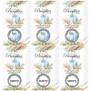 60 Pieces Blue Little Pumpkin Baby Shower Scratch Off Cards Stickers Thanksgiving Day Games Fall Harvest Party Gift for Festive Raffle Tickets 3.5 x 2 inch Baby Shower Scratch Off Game Boy Supplies view 1