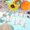 60 Pieces Blue Little Pumpkin Baby Shower Scratch Off Cards Stickers Thanksgiving Day Games Fall Harvest Party Gift for Festive Raffle Tickets 3.5 x 2 inch Baby Shower Scratch Off Game Boy Supplies view 4