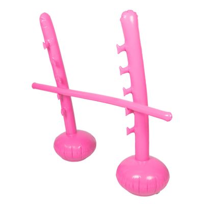 BESTonZON Inflatable Game Interactive Jumping Stick for Outdoor Parties Easy to Assemble Beach Party Fun for All Ages for Family Gatherings and Backyard Events
