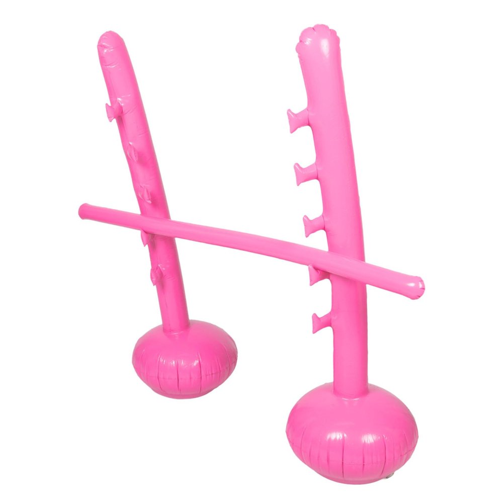 BESTonZON Inflatable Game Interactive Jumping Stick for Outdoor Parties Easy to Assemble Beach Party Fun for All Ages for Family Gatherings and Backyard Events
