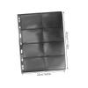 WHAMVOX 10Sheets Transparent Stamp Collecting Album Reusable Storage Pages for Stamps Coins and Photos Convenient Loose Leaf Design for Collectors and Enthusiasts view 2