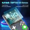 Blorkbuy R36 Ultra Retro Handheld Game Console, 4.0-Inch 720x720 IPS HD Display, Preloaded 20000+ Games, Linux Open Source WiFi, Dual Joystick Portable Travel Gift for Kids & Adults (Black) view 3