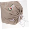 MERRYHAPY Large Fabric Mahjong Storage Pouch Drawstring Portable Mahjong Game Bag for Organizing Tiles view 3