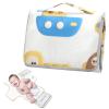 Cute Cartoon Colorful Ships and Cars Reusable Diaper Changing mat with Tissue Pocket Portable Baby Changing pad with Built-in Pillow cambiador de pa?ales para Bebes view 2