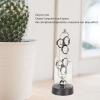 TOPINCN Perpetual Motion Machine, Electronic Swinging Model Decorative Physics Learning Desk Toy Electronic Swinging Ornament for Home School Office, Art Perpetual Motion Device view 4