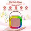 Karaoke Machine for Kids, Mini Karaoke Machine with 2 Wireless Microphones, 3, 4, 5, 6, 7, 8, 9,10,11,12 +Years Old Girl Boy Easter Christmas Birthday Gift Tiger Speaker Party Toys view 2