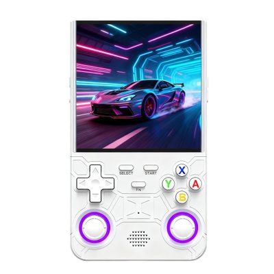 Blorkbuy R36Ultra Retro Handheld Game Console,4.0-Inch 720x720 IPS HD Screen,Preloaded 20K+ Classic Games,Linux Open Source WiFi Multiplayer Portable Travel Gift for Gamers & Adults (White)