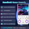 Blorkbuy R36Ultra Retro Handheld Game Console,4.0-Inch 720x720 IPS HD Screen,Preloaded 20K+ Classic Games,Linux Open Source WiFi Multiplayer Portable Travel Gift for Gamers & Adults (White) view 2