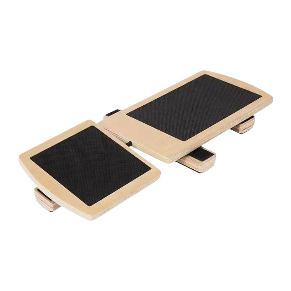 Wood Balance Board Balance Training Platform Anti Slip Foot Stretcher Adults