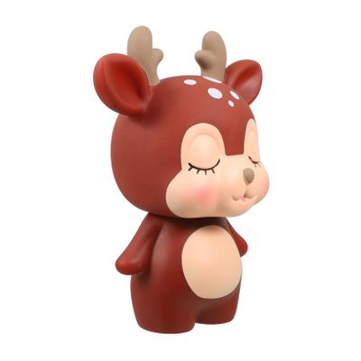 Abaodam Creative Deer Coin Bank Cartoon Piggy Bank for Unbreakable Money Holder Birthday Christmas Fun Bedroom Decoration