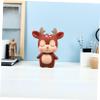 Abaodam Creative Deer Coin Bank Cartoon Piggy Bank for Unbreakable Money Holder Birthday Christmas Fun Bedroom Decoration view 4