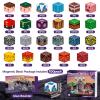 Gryxpox Magnetic Blocks, Magnetic Building Blocks 100pcs, Magnetic Blocks for Kids Ages 4-8, Magnetic Cubes STEM Sensory Toys for Ages 3+ Toddlers Boys & GirlsChristmas Birthday Party Kids Gifts view 2