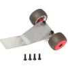 1Pcs Metal Wheelie Bar Wheel Replacement for ARR-ma for Granite Grom for Typhon Grom 1/18 RC Car Upgrade Modifying Parts(Red) view 3