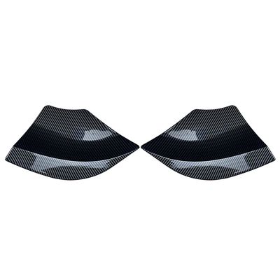 Chcury1 Car Left & Right Fins Spoiler Canards, Rear Bumper Side Splitter Canard Lip Side Canard ABS for Mercedes Benz A Class W176 A45 2013-2018, Carbon Fiber