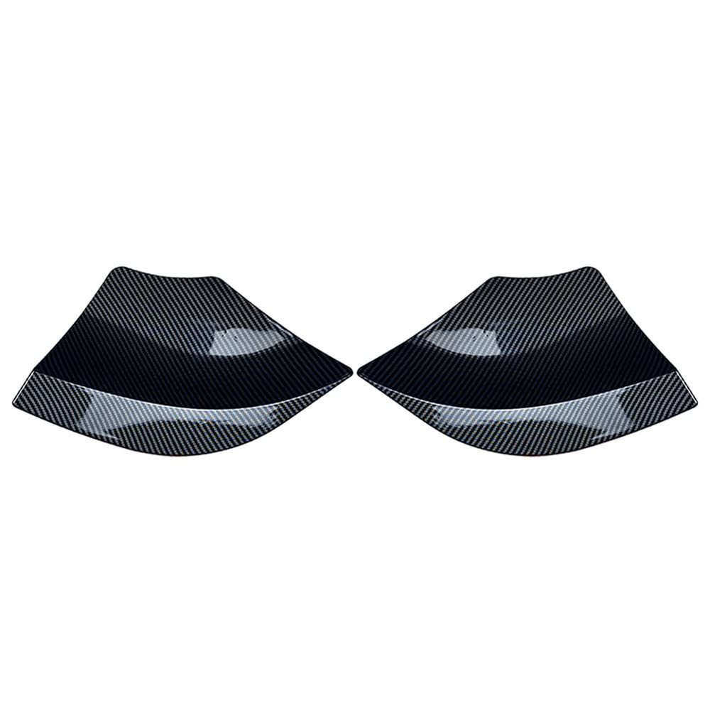 Chcury1 Car Left & Right Fins Spoiler Canards, Rear Bumper Side Splitter Canard Lip Side Canard ABS for Mercedes Benz A Class W176 A45 2013-2018, Carbon Fiber