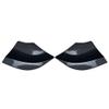 Chcury1 Car Left & Right Fins Spoiler Canards, Rear Bumper Side Splitter Canard Lip Side Canard ABS for Mercedes Benz A Class W176 A45 2013-2018, Carbon Fiber view 1
