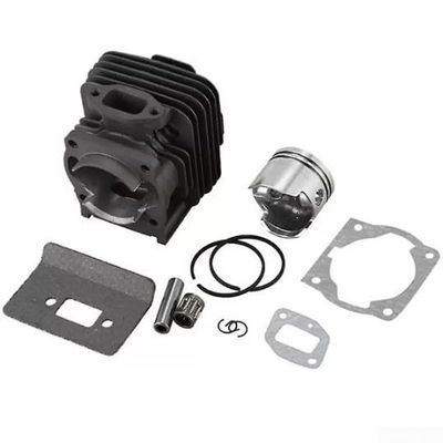 Aluminum Cylinder Piston Assembly Kit 44mm Replacement Parts Set for 52CC 44F-5 Brush Cutter Motor with Enhanced Thermal Conductivity Design