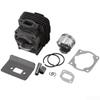 Aluminum Cylinder Piston Assembly Kit 44mm Replacement Parts Set for 52CC 44F-5 Brush Cutter Motor with Enhanced Thermal Conductivity Design view 1