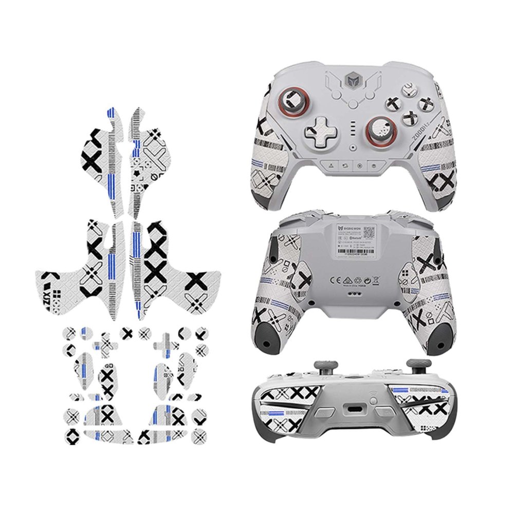 Controller Grips Tape for BIGBIG Won BLITZ2,Anti-Skid Sweat-Absorbent Controllers Handle Grips - White