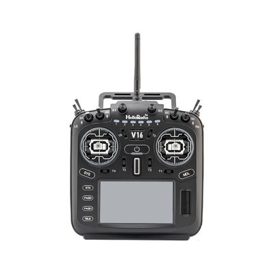 HELLORADIOSKY V16 MAX ELRS Multi Protocol Transmitter Remote Control Support EDGETX OPENTX High-Frequency Head Touch Screen (MAXR9 Black)