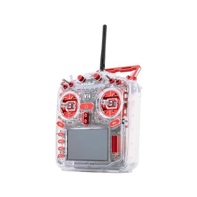 HELLORADIOSKY V16 MAX ELRS Multi Protocol Transmitter Remote Control Support EDGETX OPENTX High-Frequency Head Touch Screen (CNCR9 transparent)