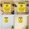DIYEAH 3pcs Slow Down Sign for Street Neighborhoods Children Playing Safety Signs Waterproof Fade Resistant Kids Playing Symbols for Street view 3