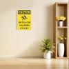 DIYEAH 3pcs Slow Down Sign for Street Neighborhoods Children Playing Safety Signs Waterproof Fade Resistant Kids Playing Symbols for Street view 4