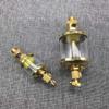 LHAOEEEYG 3/8" BSPP Male Thread Copper Plating Oil Cup Sight Gravity 600ML view 3