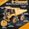 2 Pack Rc Construction Vehicles, Remote Control Excavator & Dump Truck Set view 4