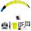 FunXylophy RC Powered Paraglider, 2.4G RC Electric Stunt Mini Paraglider Model with 100cm Wingspan, Nylon Fabric Remote Control Training Kites Outdoor Fun Sports (RTF/Random Color) view 1