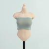 1/6 Scale Female Clothes, Strapless Underwear Vest for 12-inches Action Figure Body Doll, Female Figure Camisole Clothing 1/6 Girl Doll Sleeveless Inner Undershirt (Grey-Green, Short) view 1