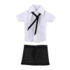 predolo 1/12 Scale Female Doll Outfit with Short Skirt and Shirt for 6inch Figures, White Shirt view 1