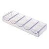Gogogmee 1Pc Poker Chips Organizer Case Transparent Storage Box for Easy Classification and Accessibility Snap Design for Tidy Desktop and Convenient view 1