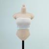 1/6 Scale Female Clothes, Strapless Underwear Vest for 12-inches Action Figure Body Doll, Female Figure Camisole Clothing 1/6 Girl Doll Sleeveless Inner Undershirt (White, Short) view 1