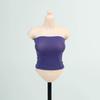 1/6 Scale Female Clothes, Strapless Underwear Vest for 12-inches Action Figure Body Doll, Female Figure Camisole Clothing 1/6 Girl Doll Sleeveless Inner Undershirt (Purple, Long) view 1
