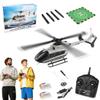 Aetheria WL-K160 RC Helicopter with Gyro & Altitude Hold, 2.4G 4CH 4-Propeller Flybarless EC-145 Remote Control Military Aircraft Model for Adults - RTF Version view 1