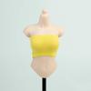 1/6 Scale Female Clothes, Strapless Underwear Vest for 12-inches Action Figure Body Doll, Female Figure Camisole Clothing 1/6 Girl Doll Sleeveless Inner Undershirt (Yellow, Short) view 1