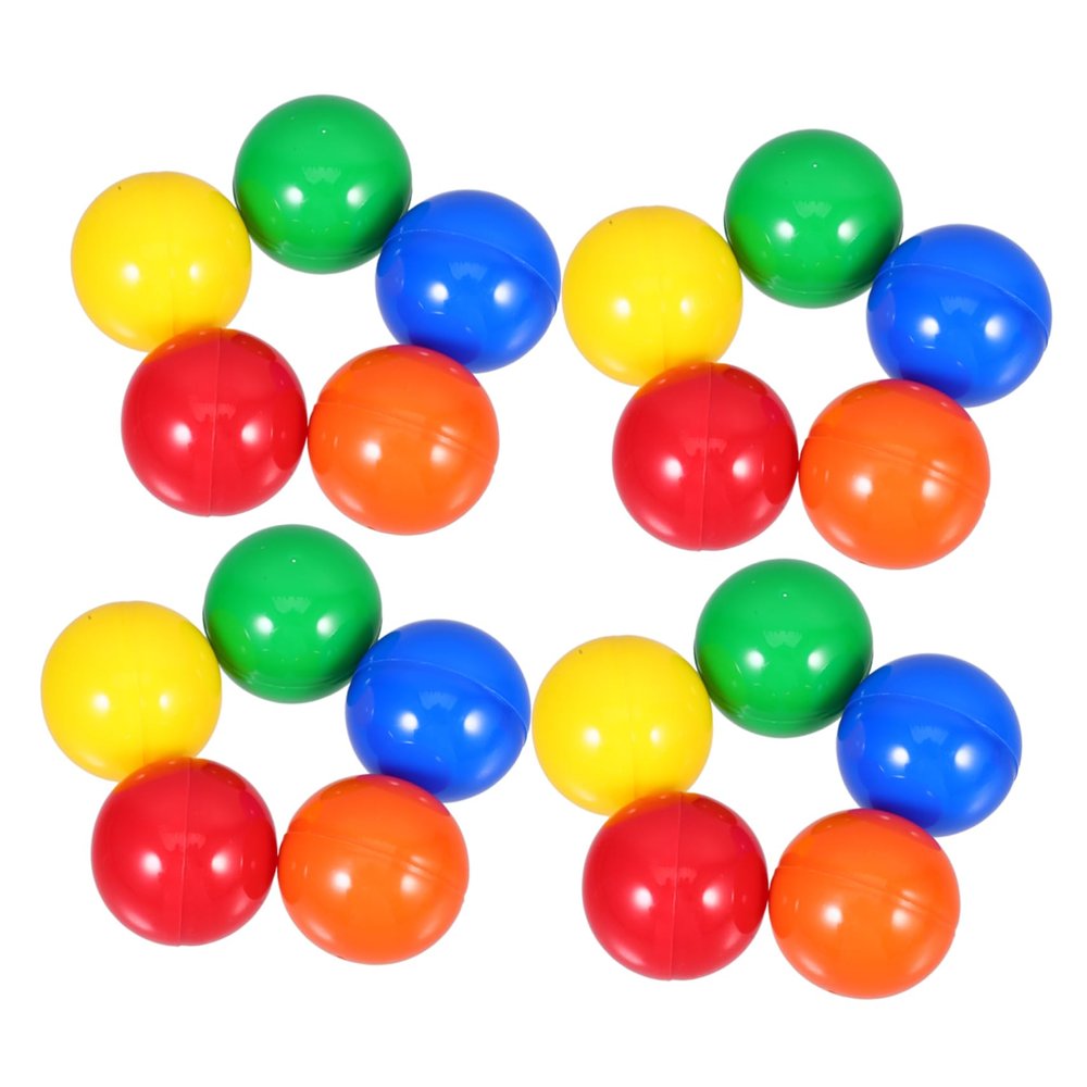 QUMIIRITY 50Pcs Openable Raffle Game Balls Lottery Balls for Parties Events Decorations Lightweight Reusable Design for Bingo Games and Prize