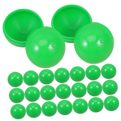 HEALSOPTHY 50pcs Openable Plastic Lottery Balls for Party Games Raffle Drawing Supplies Colorful Game Props for Events and Celebrations