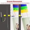Adjustable Height Vertical Jump Tester, School Gym Vertical Jump Trainer Training Equipment, Metal Jump Measurement Tool with Colorful Vane view 4