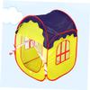 COOLHIYA Portable Tent Foldable Indoor Castle Playhouse for Boys Tent House with Ocean Ball Pool Easy Clean Design Purple view 4