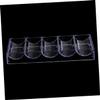 MOLUCKFU 1Pc Transparent Chip Storage Box Organizer for Poker Chips Smooth Surface Design for Board Games and Tidy Table Setup view 2