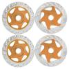 4PCS Universal Aluminum Alloy RC Car Brake Disc | CNC Machined Hex Adapter for 1/10 Scale RC Cars/Trucks/SUV | Lightweight & Sturdy Finish (Golden)(Golden) view 4