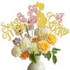 12 Pcs Butterfly Soon To Mom Centerpiece Stick, Pregnancy Announcement,Gender Reveal,Welcome Baby Party Decorations Supplies Rose Gold view 1