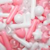 STARBOLO Ball Pit Balls for Kids -200pcs Stars Hearts Strips Crush Proof Play Balls Plastic Macaron Toy Balls for Ball Pit, Baby Pool Water Toys, Play Tent, Birthday Party Decoration view 1