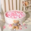 STARBOLO Ball Pit Balls for Kids -200pcs Stars Hearts Strips Crush Proof Play Balls Plastic Macaron Toy Balls for Ball Pit, Baby Pool Water Toys, Play Tent, Birthday Party Decoration view 4